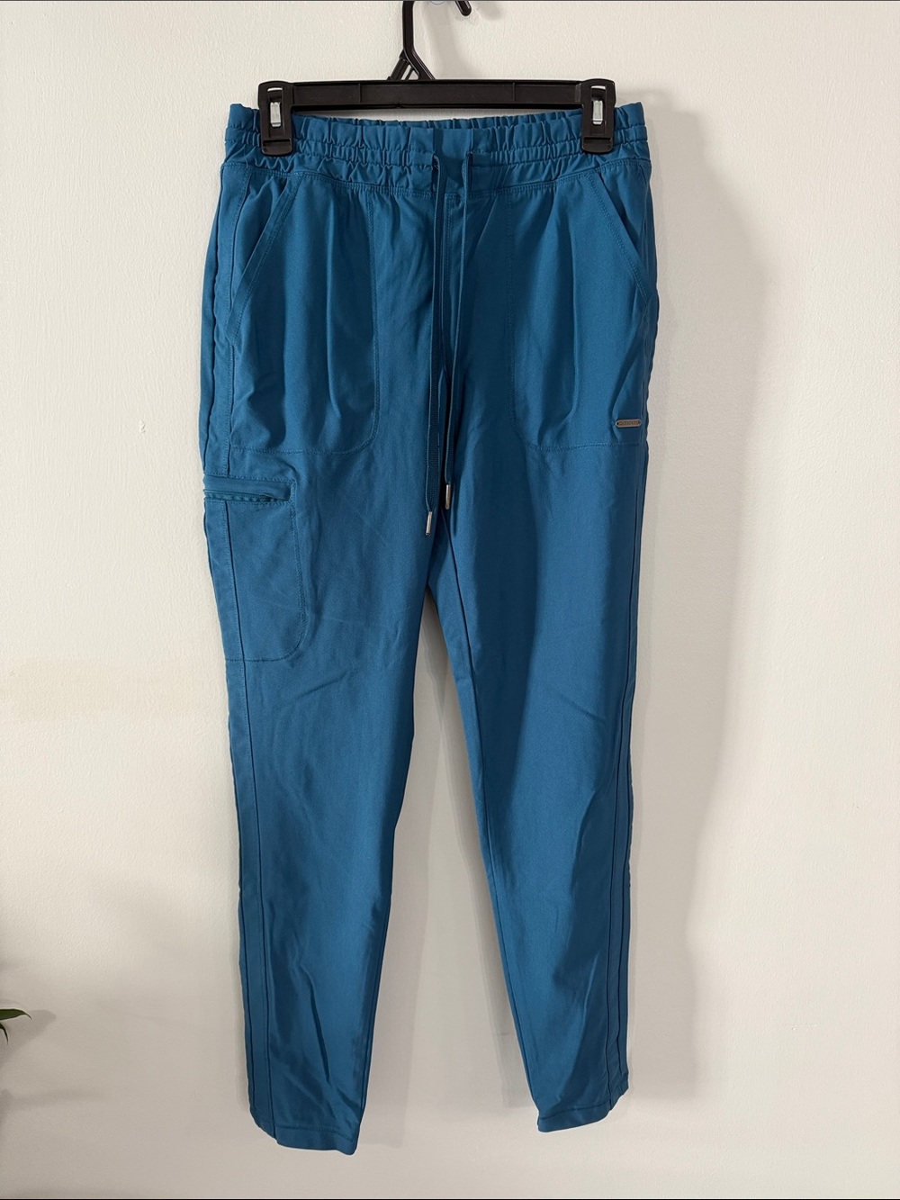 Women's Teal Drawstring Scrub Joggers